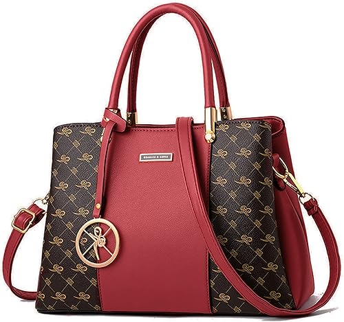 Miniatura 19 de KURGOOL Bolsos y bolsos de mano para mujer, bolso de hombro con asa superior, bolsa de mensajero para mujer