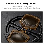 K&F CONCEPT 55mm Front Lens Cap Cover 2 Pack, 5-in-1 Snap-on Lens Cover with 2 Anti-Loss Keeper and 1 Microfiber Cleaning Cloth, Compatible with Canon Nikon Sony Camera Lenses with 55mm Filter Thread