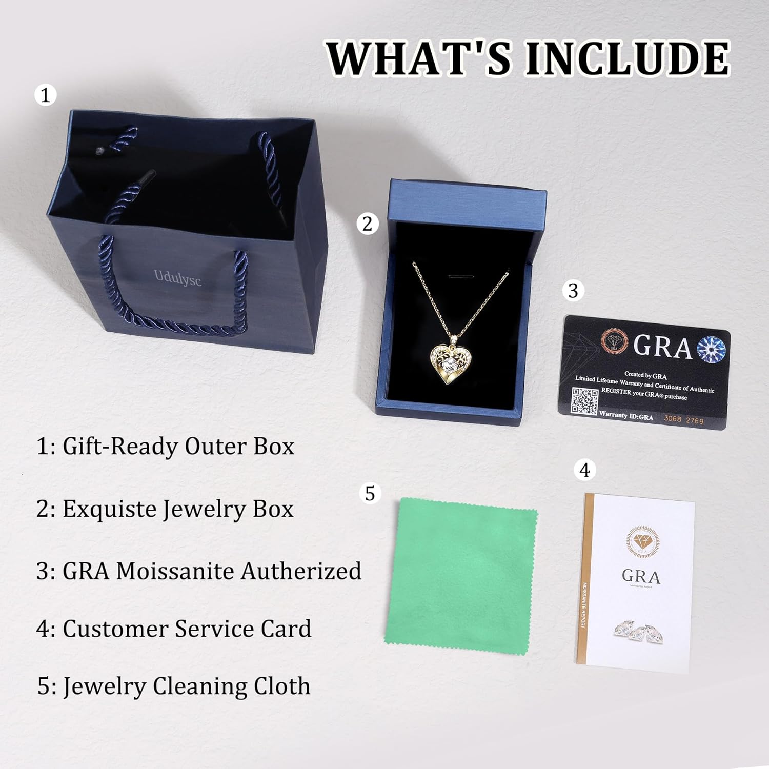 Valentine's Day Gift Necklaces for Women,Moissanite Heart Pendant,Birthday Anniversary Jewelry for Wife, Mom, and Her, Silver Plated, 18" + 2" Adjustable Chain - Image 6