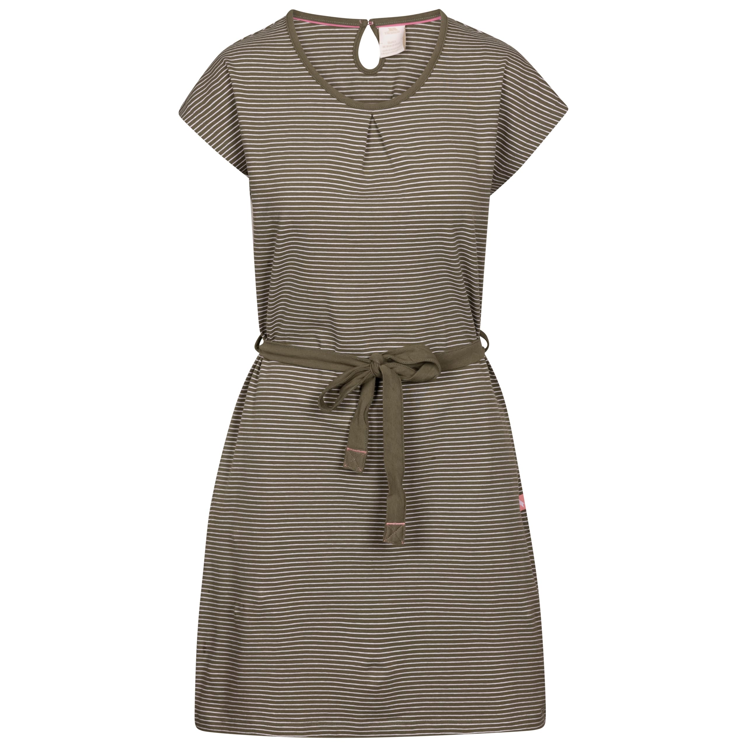 Trespass Womens Summer Dress Round Neck with 2 Hand Pockets Lidia