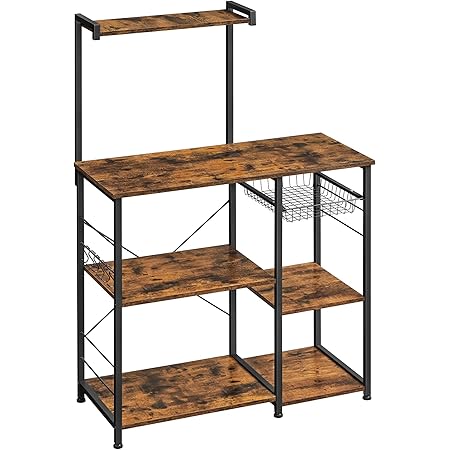 Küchenregal Zum Aufhängen - Mit 8 Haken Für Töpfe & Geschirrtücher