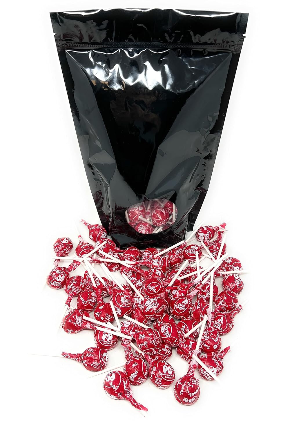 Cherry Red Tootsie Pops Bulk Candy 50+ Count Lollipops Suckers Variety Value Pack Aprox. 2.25 lbs (36 Oz)