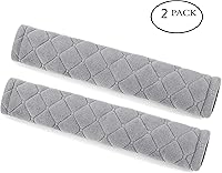 Vista 7 de Amooca Fundas Suaves para Cinturón de Seguridad del Automóvil Almohadillas de Hombro para Cinturón de Seguridad 2 PCS Ajuste Universal para Todos