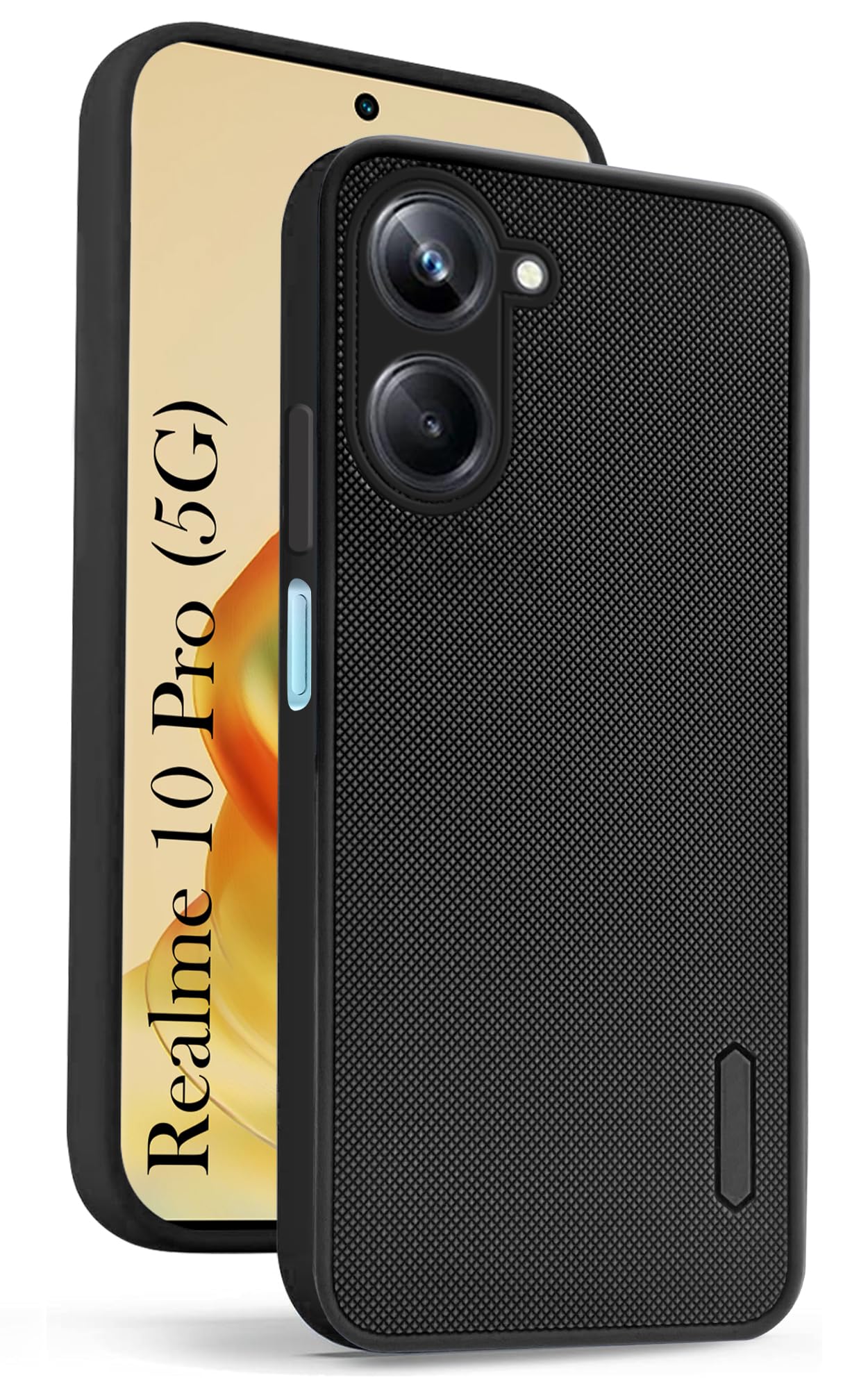 Jkobi Back Cover Case for Realme 10 Pro 5G (Textured Grip Design | Camera Protection | Slim and Light Weight | Soft Touch and Feel | Black) (B0D11MGKPB) Amazon Price History, Amazon Price Tracker