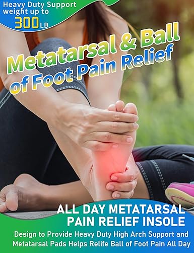 Miniatura 2 de Trustfeet Plantillas metatarsianas de alivio del dolor de apoyo resistente para metatarsalgia, neuroma de Morton, alivio del dolor de bola de pie,