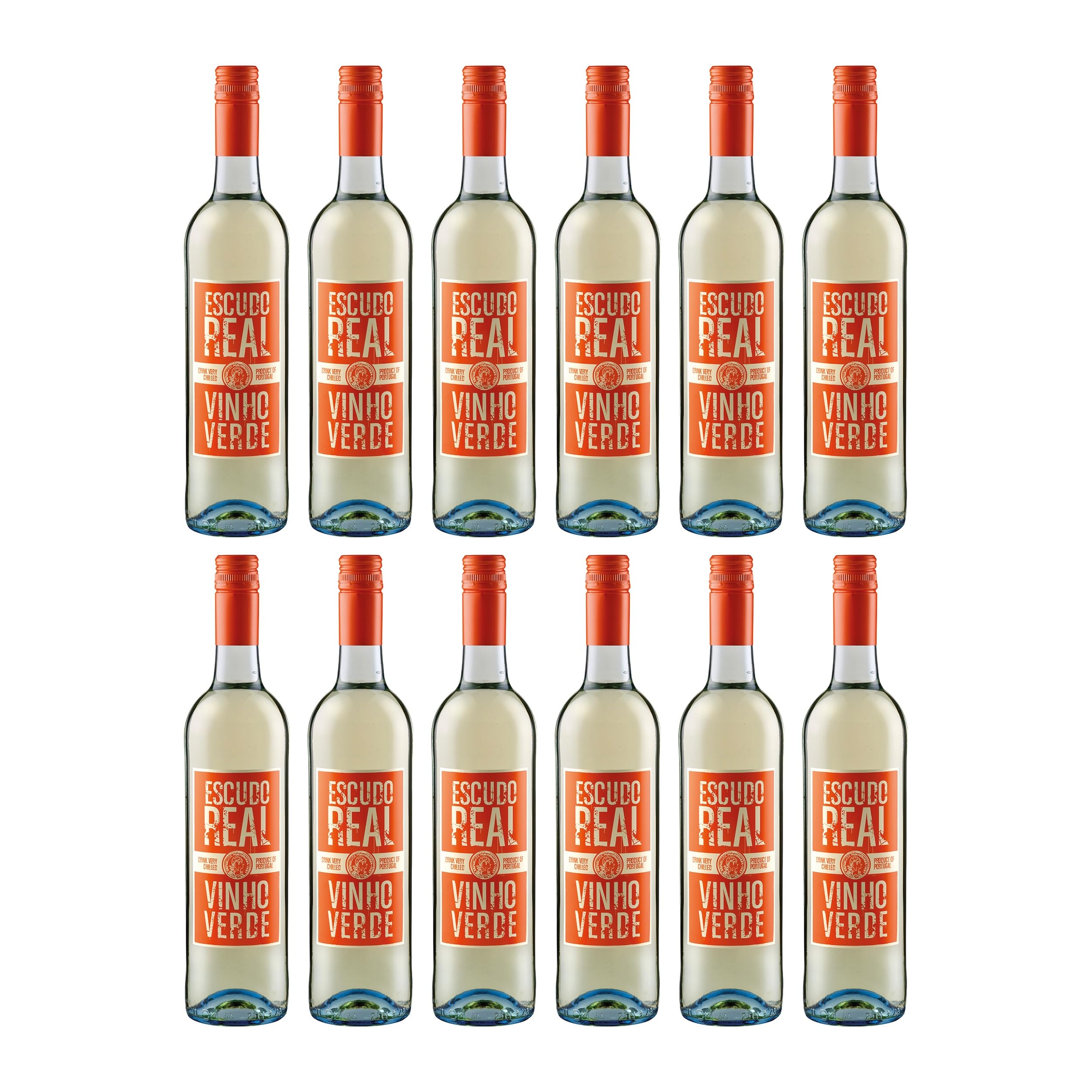 Quinta da Lixa Vinho Verde Escudo Real Weisswein Weiss halbtrocken Portugal inkl. FeinWert E-Book (12 x 0.75 l)