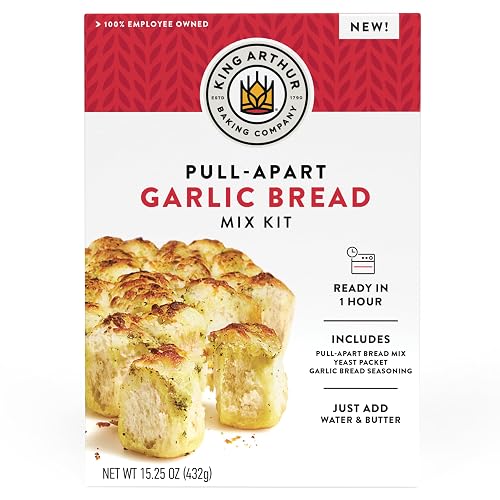 King Arthur Baking Company Pull-Apart Garlic Bread Mix Kit 15.25 Oz