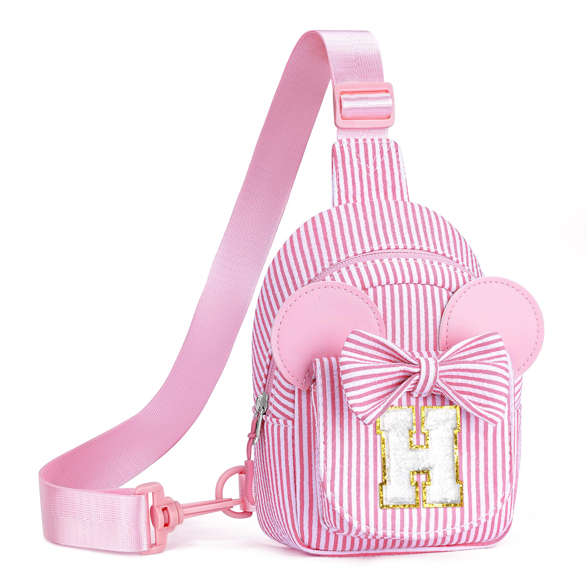 2 3 4 5 6 Year Old Girl Birthday Gift Kids Sling Bag, Pink H