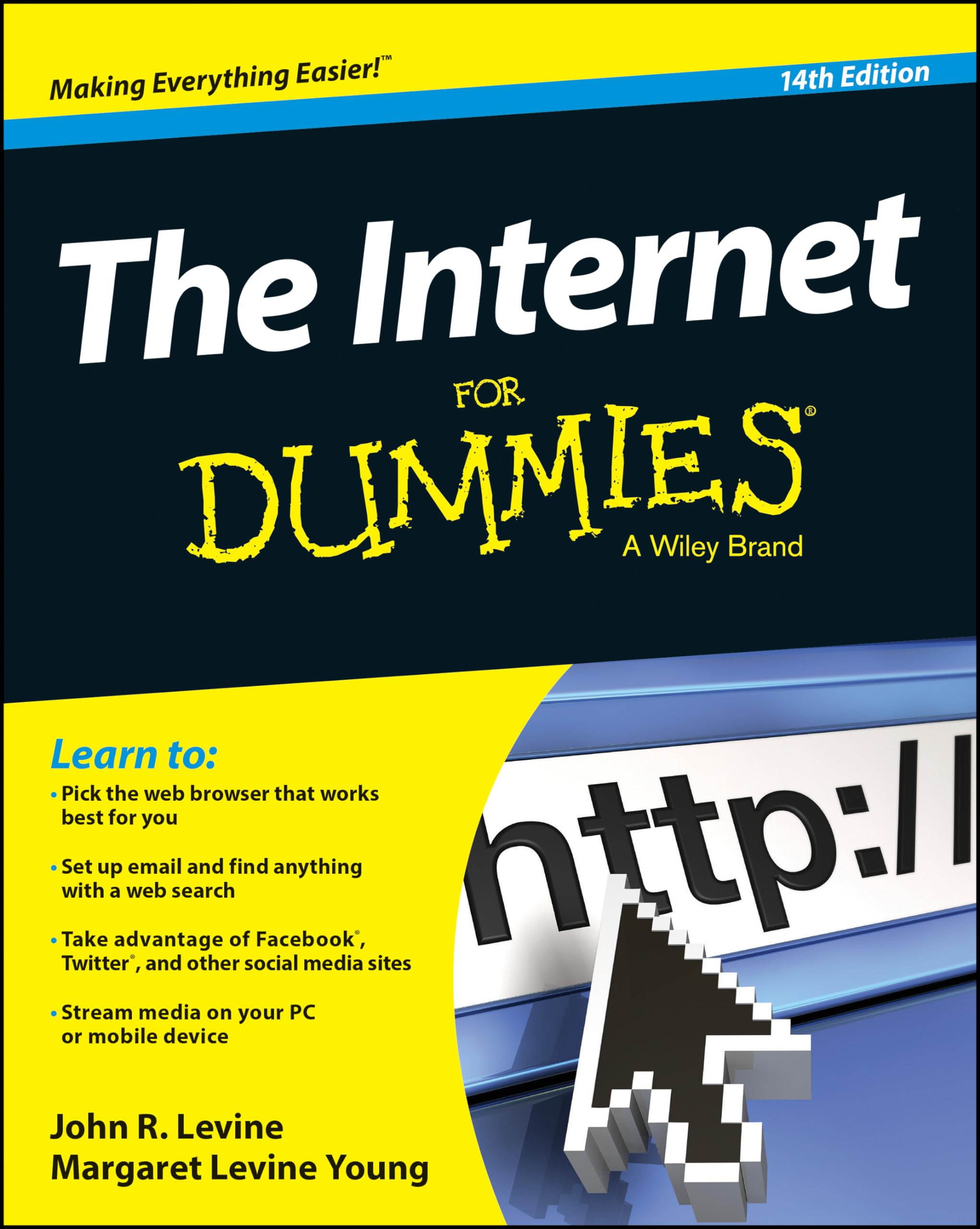 The Internet For Dummies by John R.  Levine (Paperback Book)