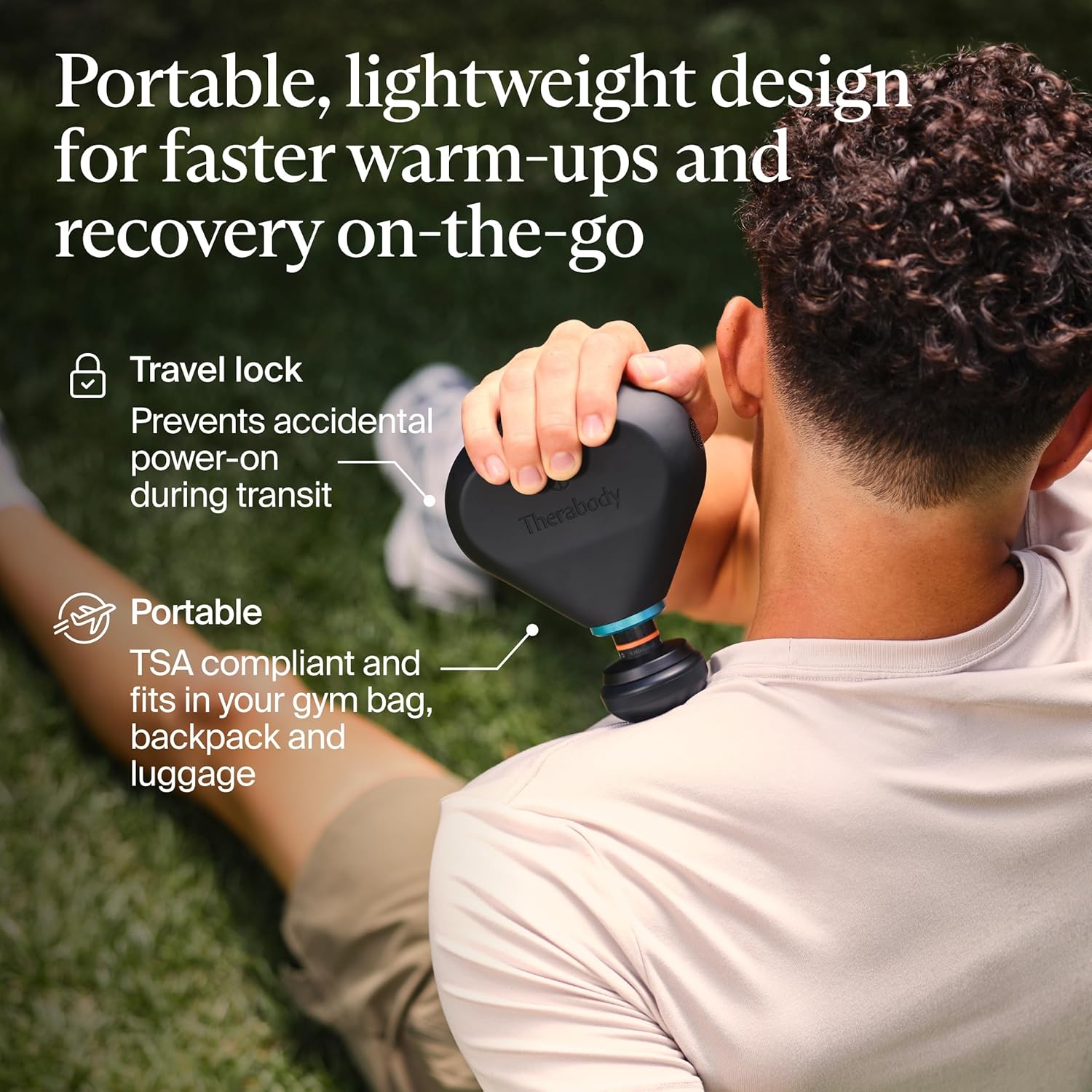 Mini Plus Massage Gun by Therabody - Portable Massage Enhanced with Heat – 