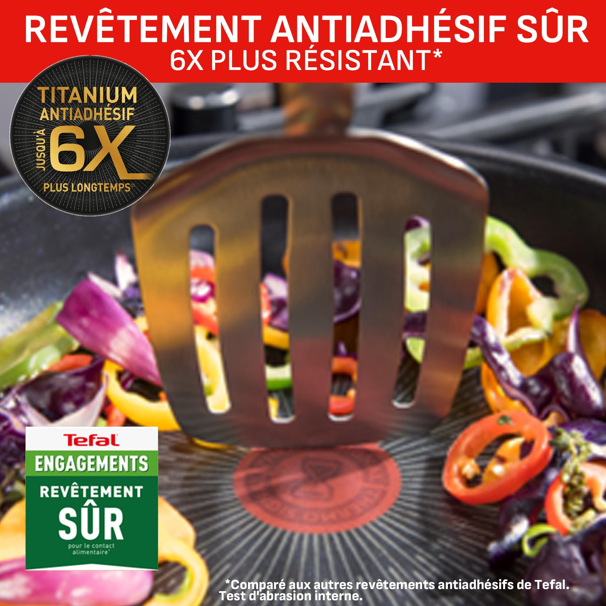 Tefal Ingenio Batterie de cuisine 20 pièces Induction Revêtement antiadhésif Empilable L897SK04