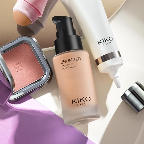 KIKO Milano Unlimited 24H Matte Foundation 8 NG Matte Liquid Foundation with Long Hold Up to 24 Hours