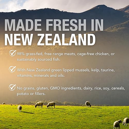 Miniatura 7 de Feline Natural New Zealand - Alimento húmedo enlatado para gatos, alto en carne, bajo en carbohidratos y sin granos, comida húmeda para gatos con