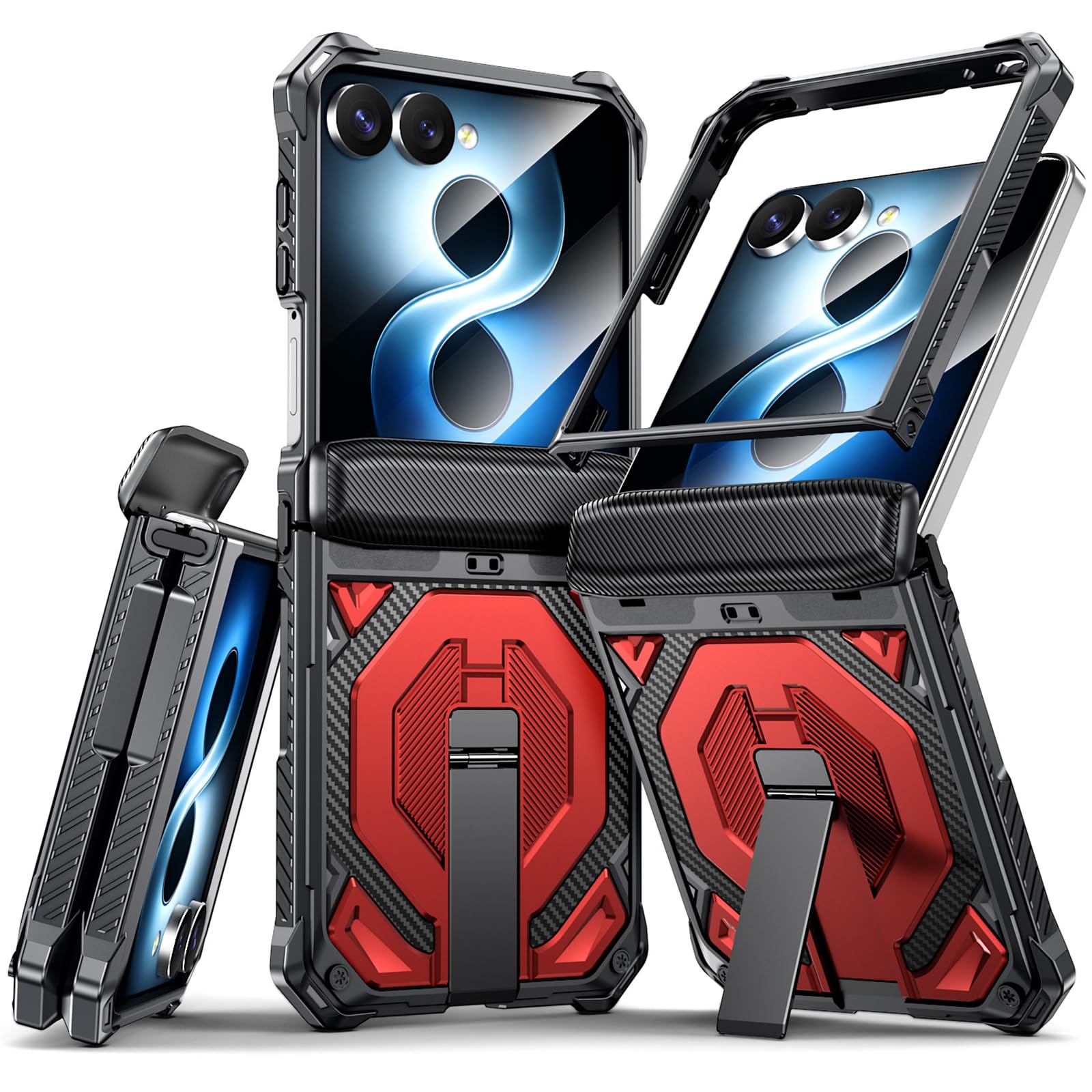 Magnetyczne etui do Samsung Galaxy Z Fold 8, pełna ochrona zawiasów