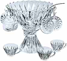 【Oneida】 パンチボウル / パンチカップ10個 / トレー 巨大！！ 18-8渕巻パンチボール 和田助製作所 容量5.5(1.5ガロン)L