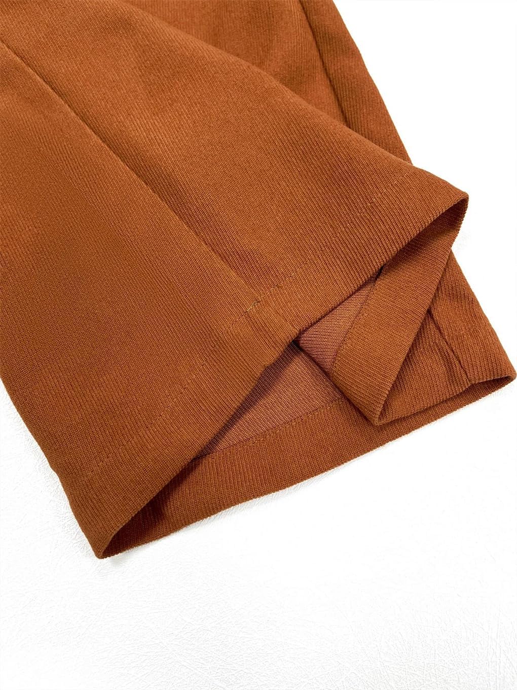 Women's Solid Color Pocket Button Front Wide Leg Pants
