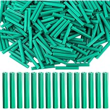 Supkiir 1000 Pcs Expanding Plastic Screw Anchors, 1/4" Hole Green Plastic Anchors for Concrete, Wall Expansion Pipe for Drywall, Concrete, Hollow Walls, Tile Cement Bolt and Aerated Concrete Bricks