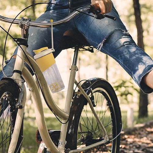 Miniatura 5 de Botella agitadora para mezclas de proteínas, 24 onzas, botellas mezcladoras de proteínas con bola batidora, botella mezcladora, botella de proteína,