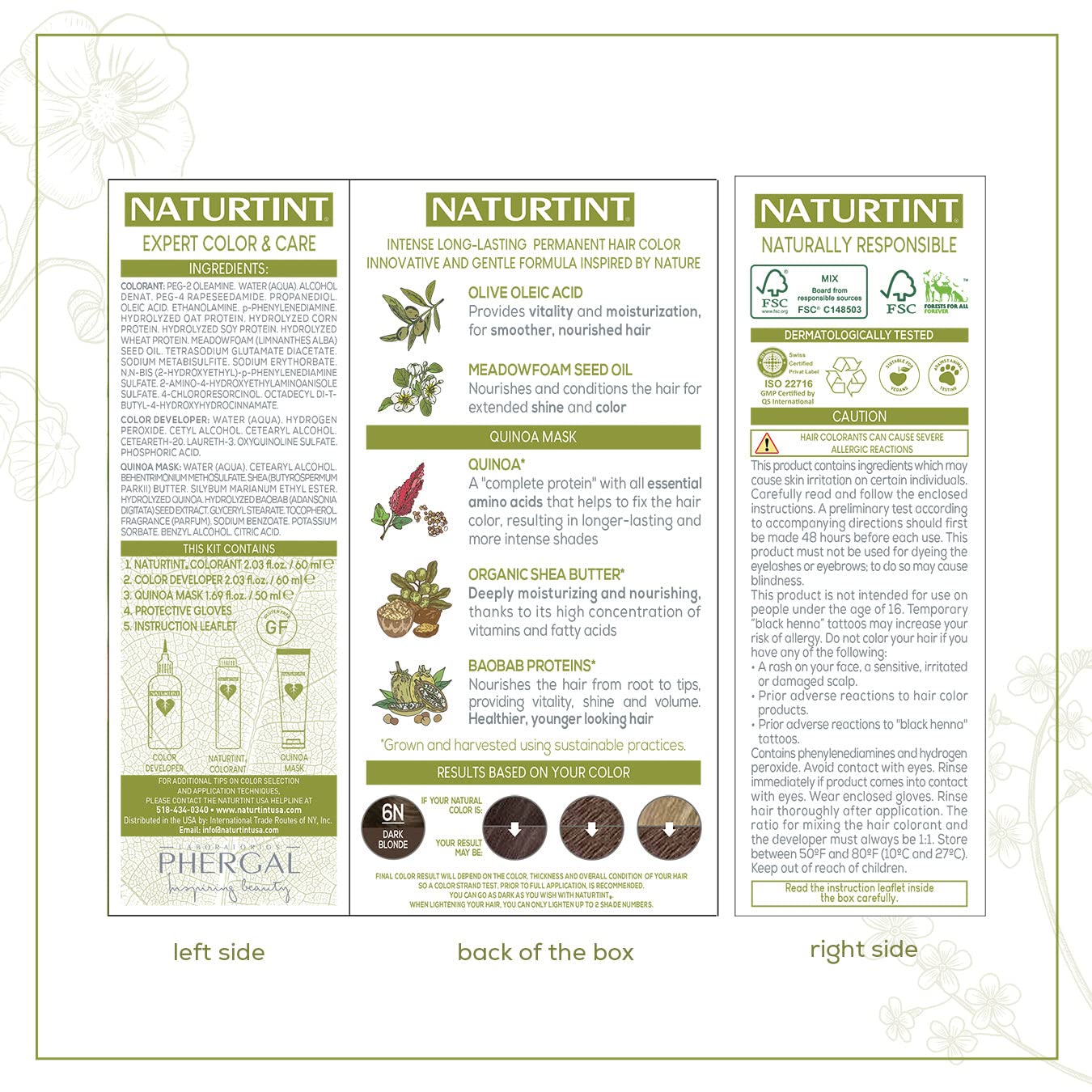 NATURTINT HAIR COLOR,6N,DARK BLONDE, 5.28 FZ by Naturtint