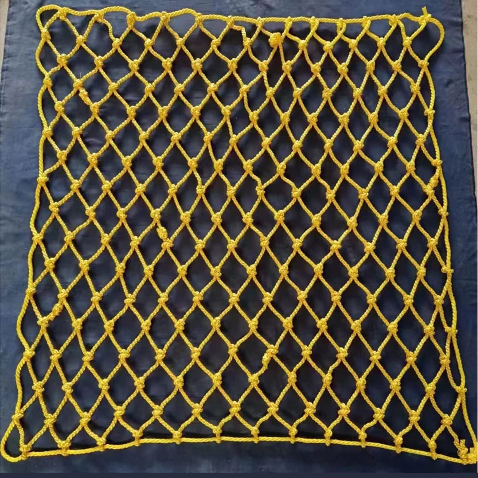 Filet suspendu polyester type C 2x200cm levage charge mailles 15cm