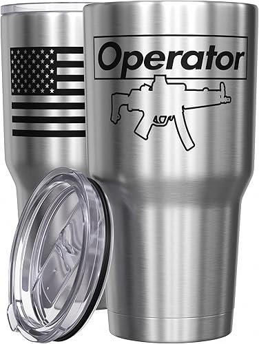 Vista 283 de We The People Holsters - Vaso térmico de 30 onzas, Únete o Muere, Negro