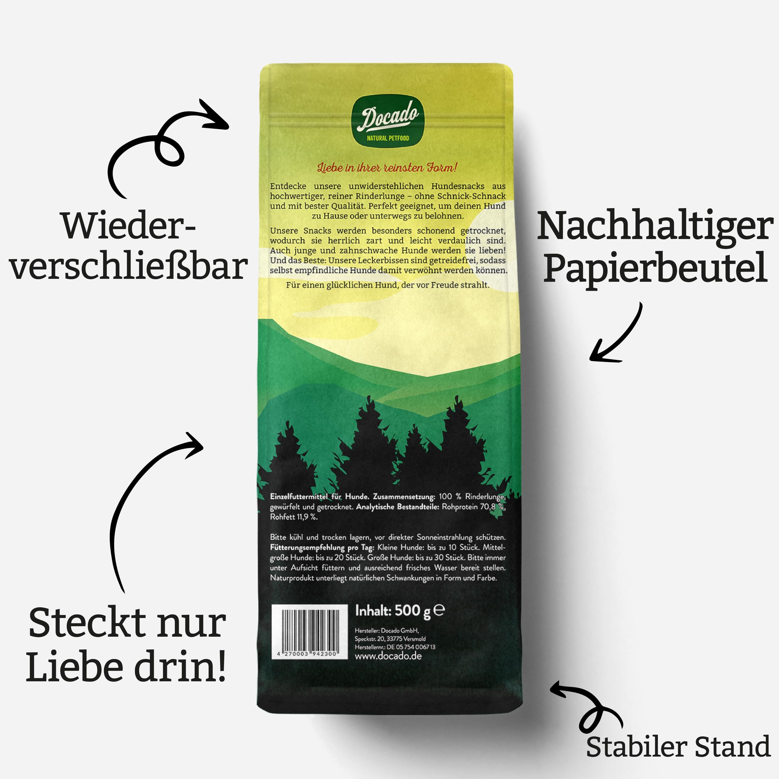 Premium Entdecker Snack-Set für Hunde 5-teilig | Getreidefrei, Proteinreich | Mix aus Wildfleisch, Rind, Lamm & Pute | Trockensnacks & Hundekekse