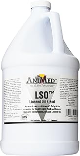 AniMed Lso Linseed Oil Blend for Horses, 1-Gallon