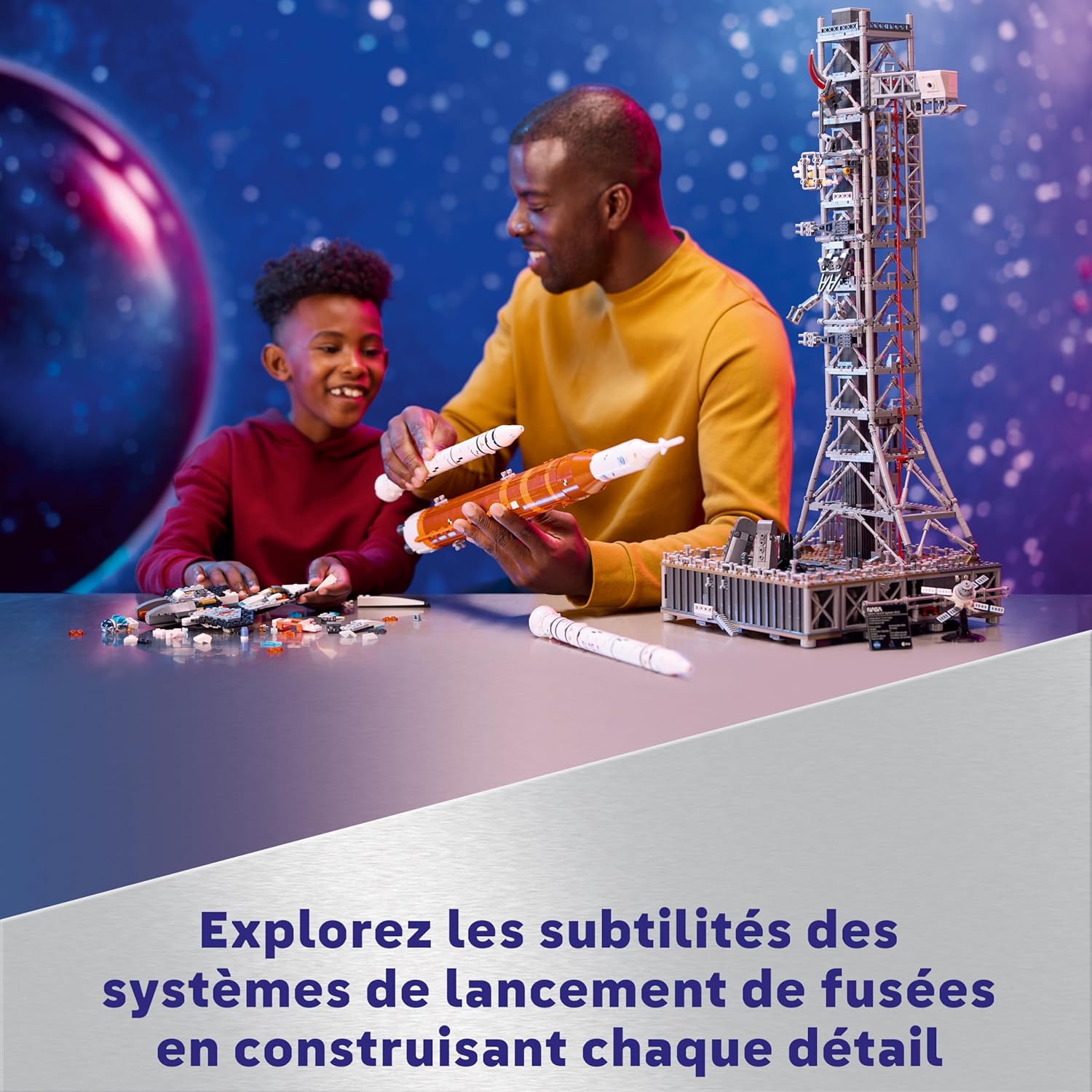 LEGO Icons Le Système de Lancement Spatial d’Artemis de la NASA - Edition Collector - Objet Décoratif pour la Maison et Le Bureau - Set de Construction pour Adultes Hommes et Femmes 10341 — vue 5