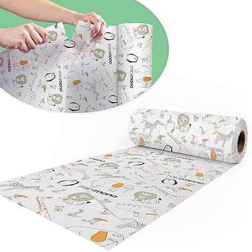 Miniatura 6 de Tapete de salpicaduras para bebé debajo de la silla alta  30 alfombrillas desechables e impermeables  40 x 47 pulgadas tapete de actividad multiusos
