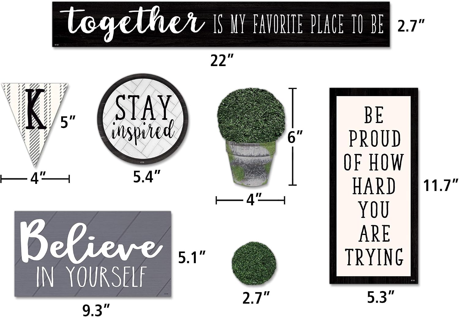 Modern Farmhouse Mini Bulletin Board