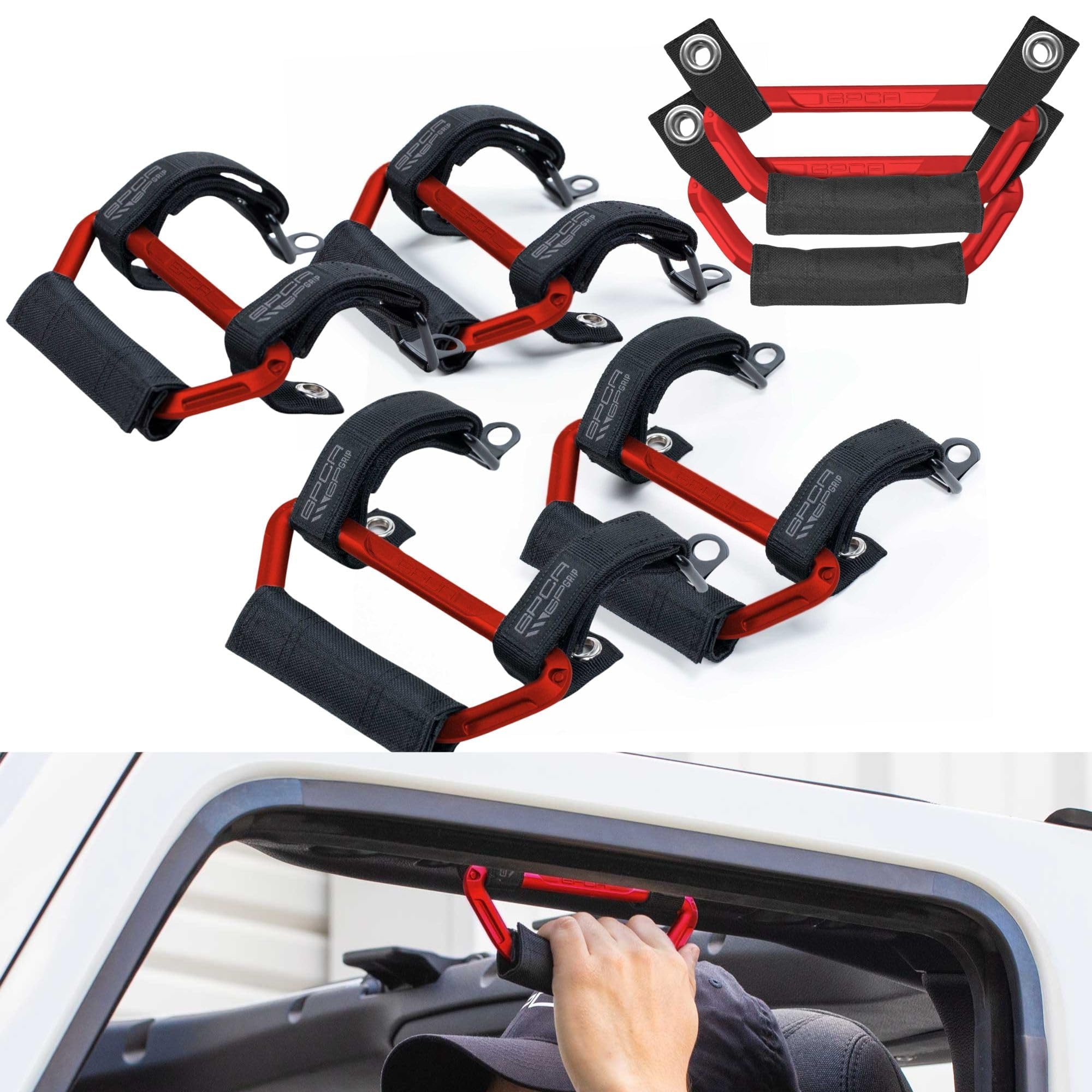 GPCA GP Grip Air Grab Handles, Jeep Wrangler JL 4xe, 2024+