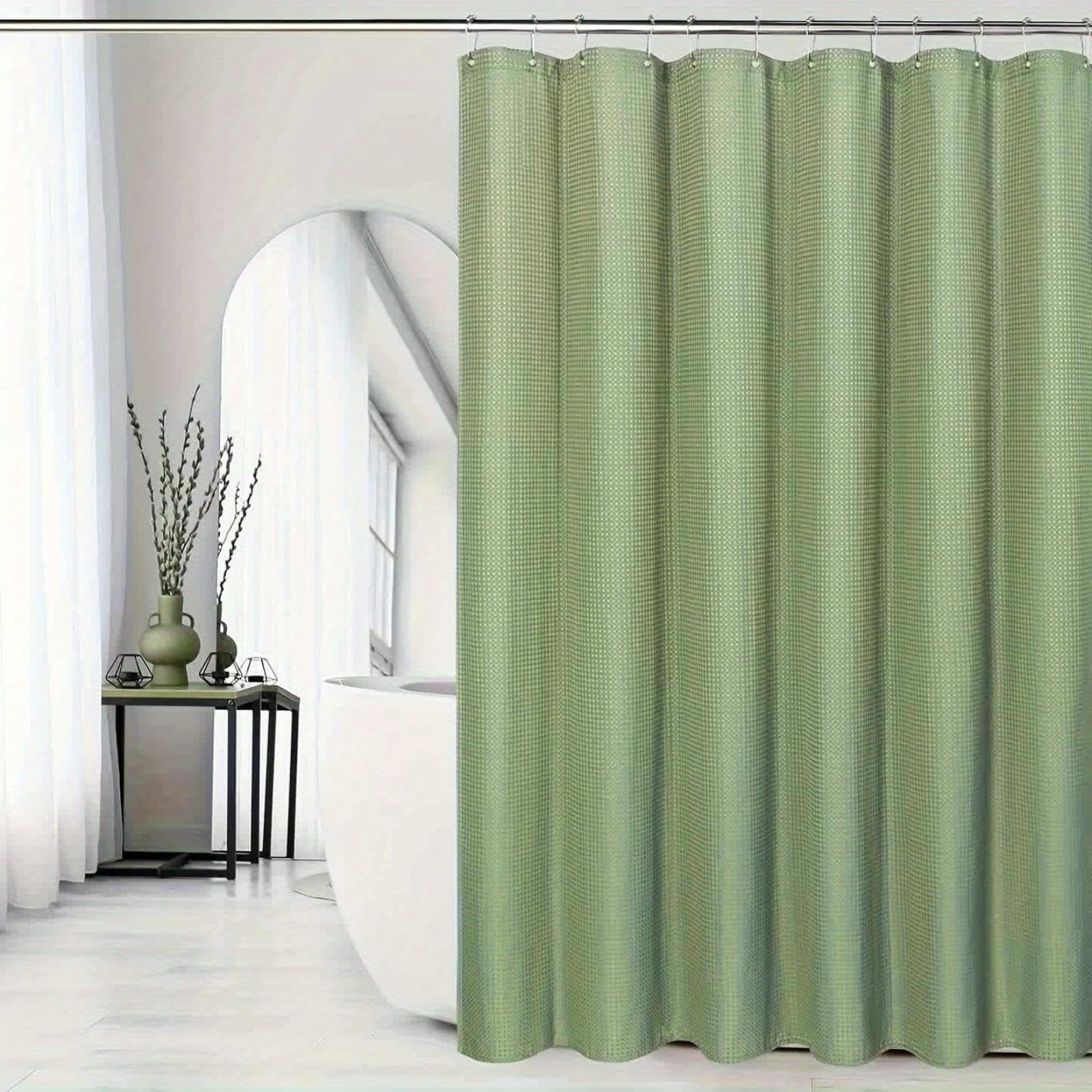 ry Waffelgewebe, weich, maschinenwaschbar, für Badezimmer, Wellnessbereich, 150 x 200 cm, ideal für Zuhause und Hotel, Grün