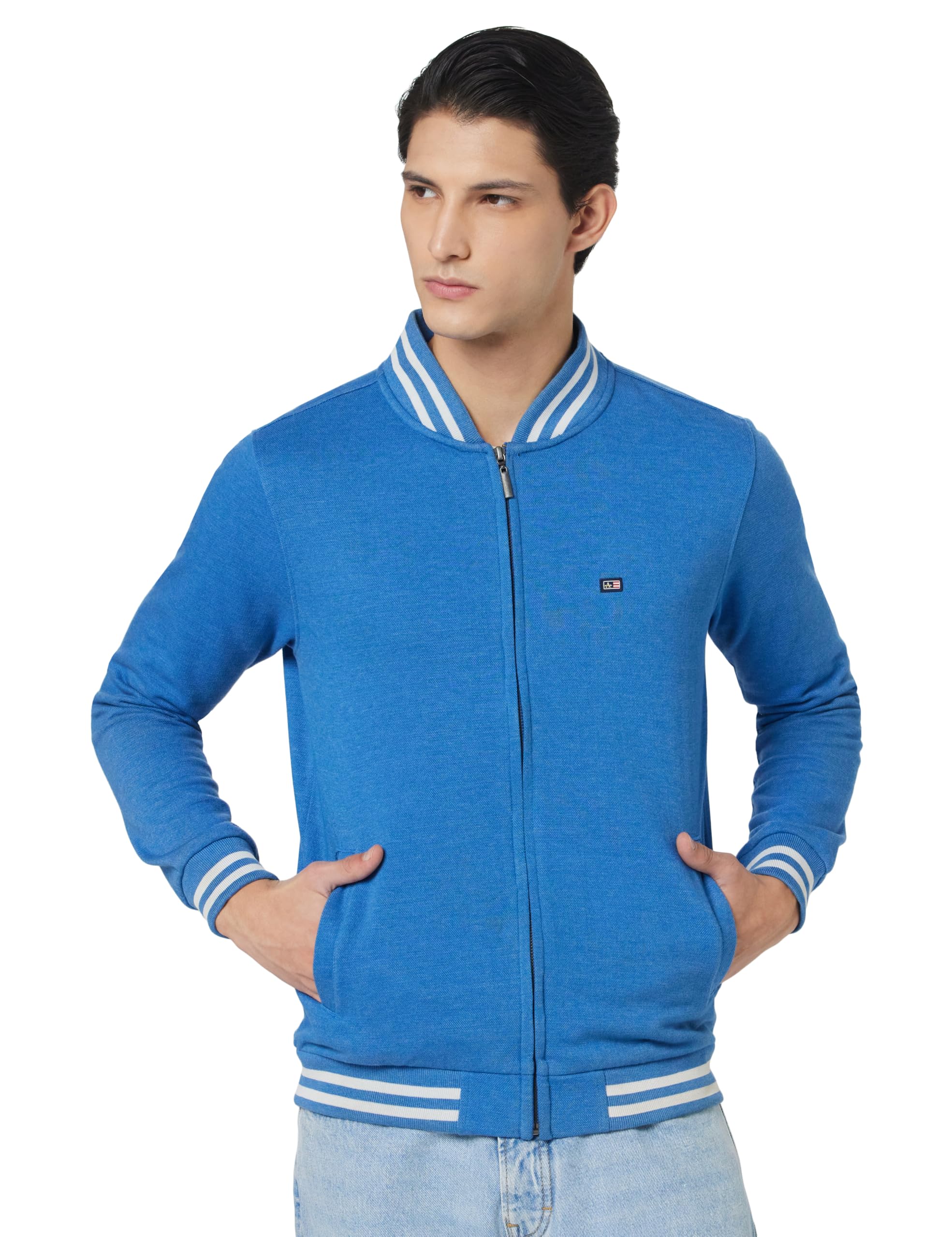 arrow Sports Men's Jacket (ASAEOJK4829_Medium Blue_M)-picture-15