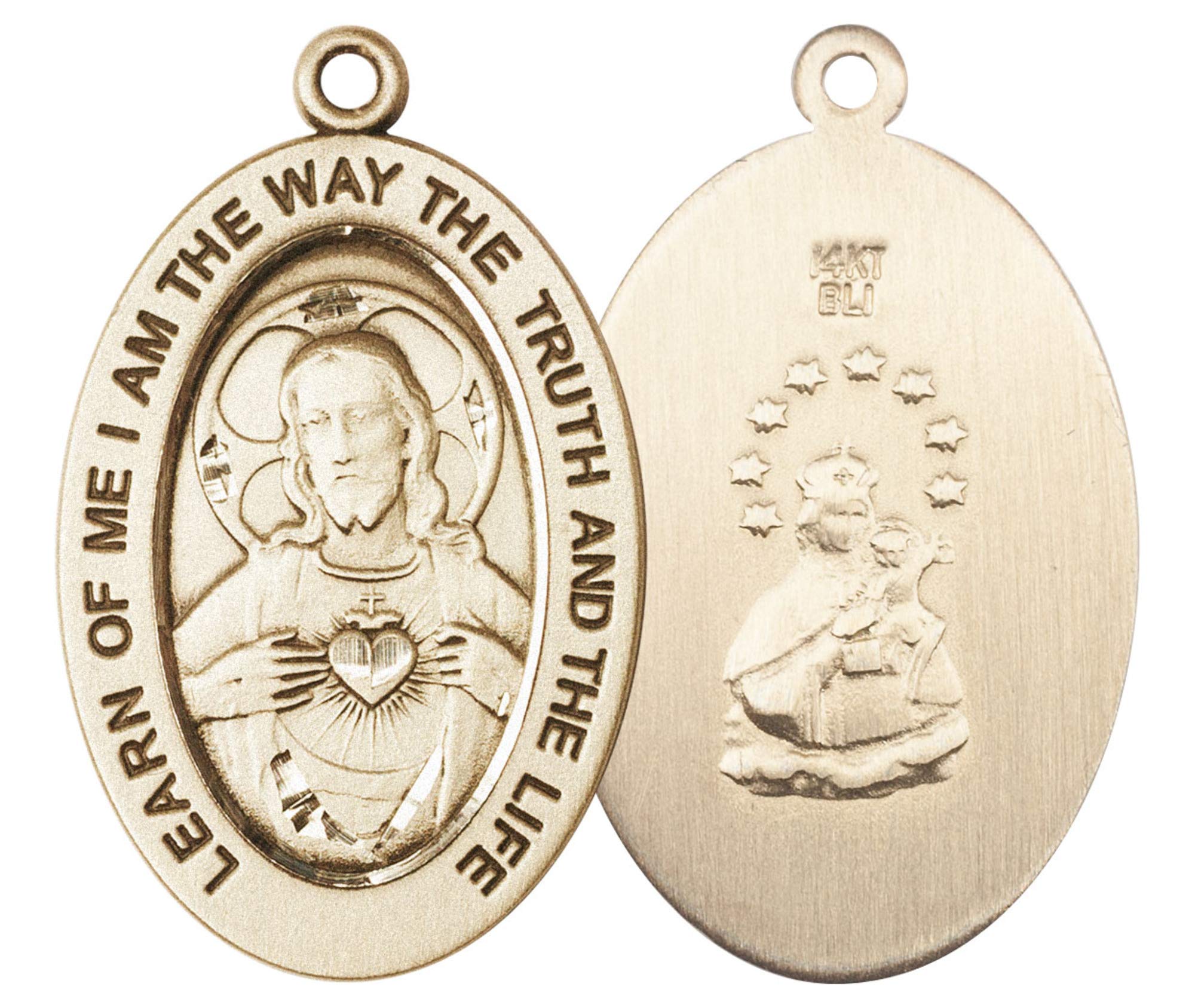 Bonyak Jewelry 14kt Gold Scapular Medal