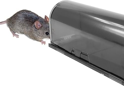 Miniatura 4 de Trampas para ratones de captura y liberación en vivo, juego de 2 trampas inteligentes para roedores seguras alrededor de mascotas y niños