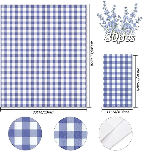 Miniatura 2 de Whaline Servilletas de invitados de color azul marino, paquete de papel desechable de 3 capas para boda, cena, toalla de mano para boda, cumpleaños,