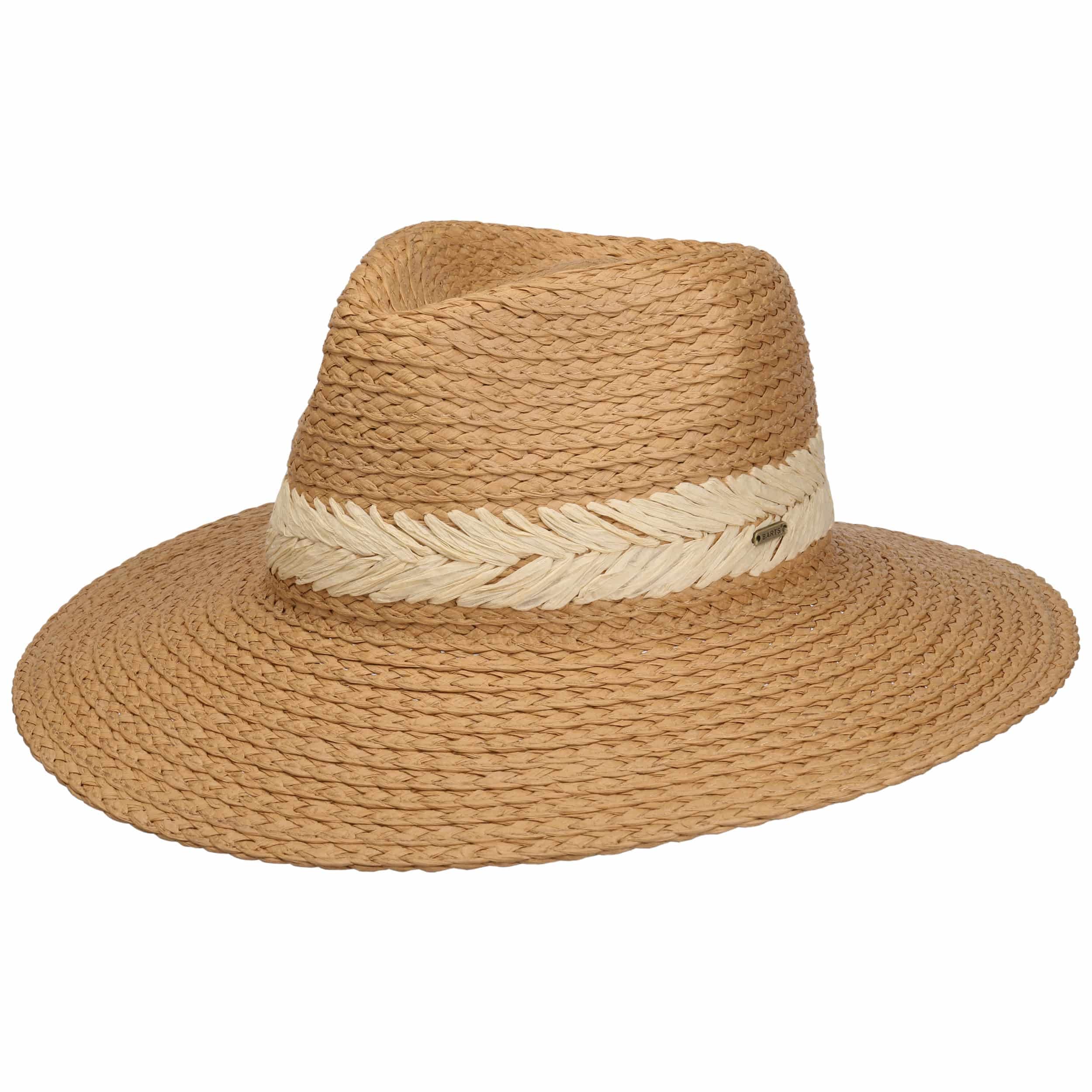 Barts Wandeer Strohhut Sommerhut Sonnenhut Strandhut Gartenhut Damen/Herren - mit Futter Frühling-Sommer Frühjahr Sommer