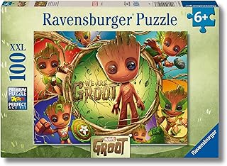 Comprar Ravensburger - Puzzles XXL Marvel Groot | Puzzle 6 Años O Más | Regalo Niño 6 Años O Más De 100 Piezas | Rompecabezas Niños De 36 X 49 Cm | Ravensburger Puzzle