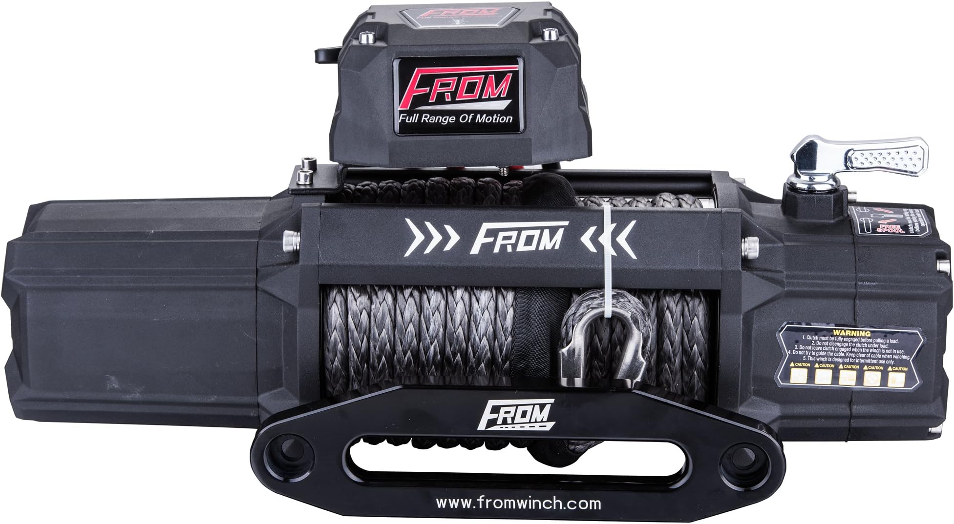 FROM ANT Series Electric Winch 9500lbs 12v Winch with Synthetic Rope FA9.5S