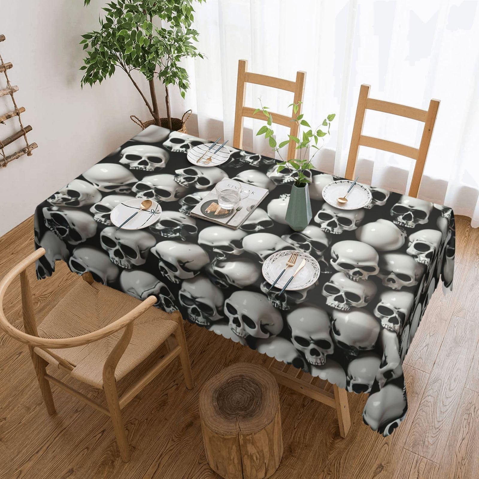 Nappe rectangulaire en tissu imprimé idéale pour vos pique-niques en famille et grands buffets