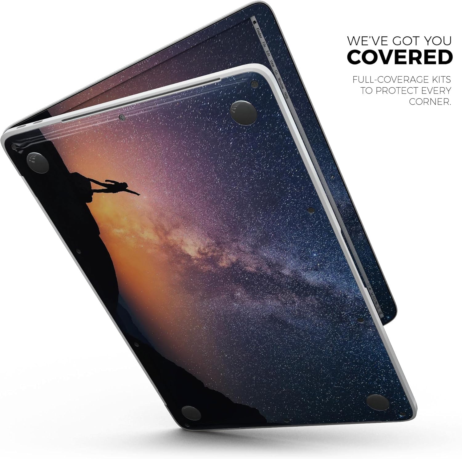 Design Skinz Reach for The Stars Full-Body Wrap Scratch Resistant Decal Skin-Kit Compatible with MacBook 13" Pro M1 (A2338)