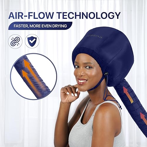 Miniatura 3 de Granteva Accesorio para secador de pelo con diadema integrada que reduce el calor alrededor de las orejas y el cuello, accesorio para secadora de