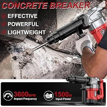 Amazon.com: AOBEN SDS-MAX Demolition Jack Hammer Concrete