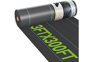 3ftx300ft Commercial Grade Weed Blocker: Heavy-Duty Geotextile Fabric for Unrivaled Weed Control