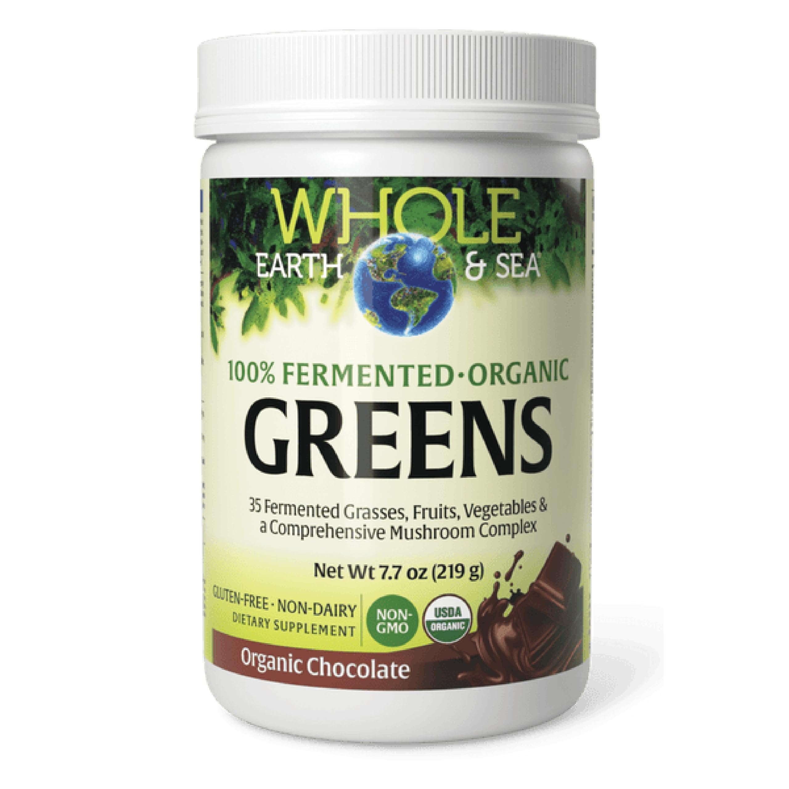Natural Factors Organic Greens - Antioxidant Support Supplement Aids Immune Health - Green Drink Mix with Fruits, Vegetables & Herbs - Unflavored, 7.7 Oz