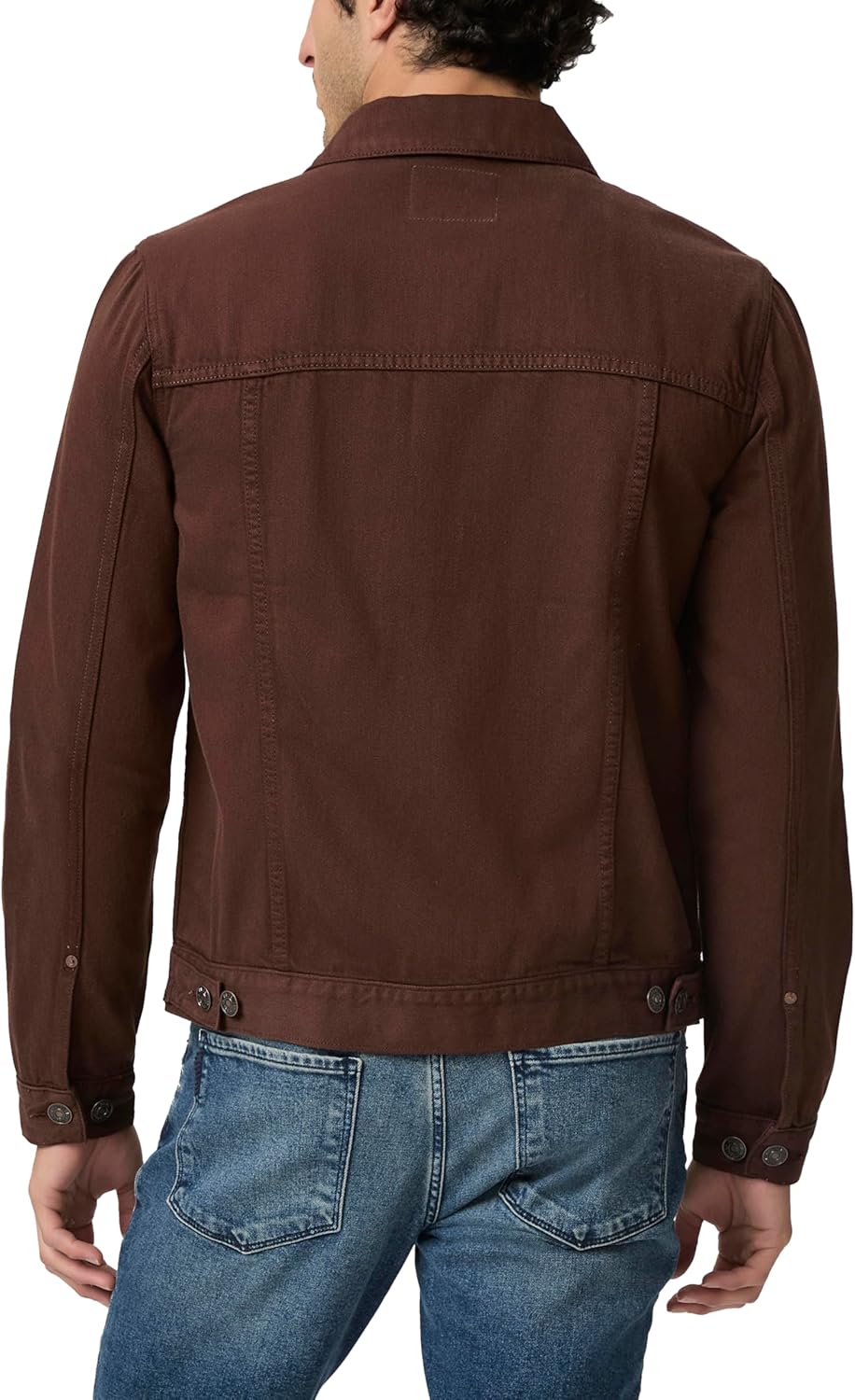 PAIGE Men's Scout Denim Jacket, Vintage Chicory - Image 4