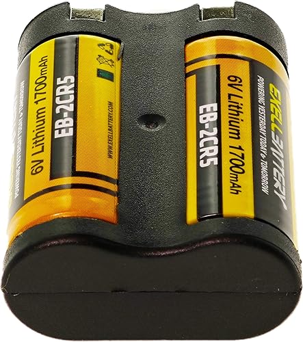 Miniatura 9 de Exell Battery 2CR5 245 6V Foto Litio Celda Reemplaza 2CR5 DL245 EL2CR5 2CR5M