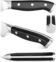 Vista 3 de Cangshan D Series 59168 Cuchillo Santoku forjado de acero alemán, 7 pulgadas