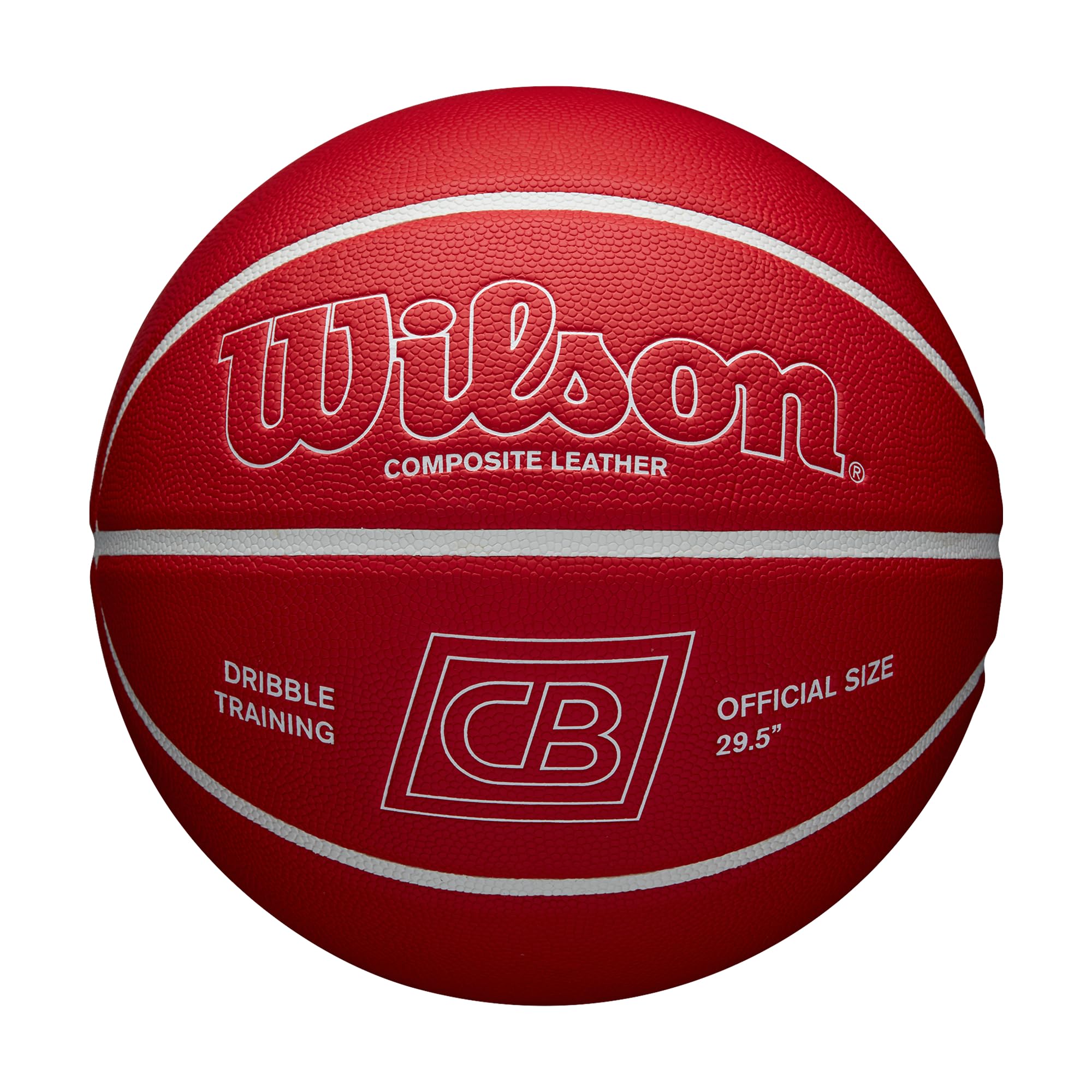 Wilson Chris Brickley Dribble Training Basketball - Size 6, Red