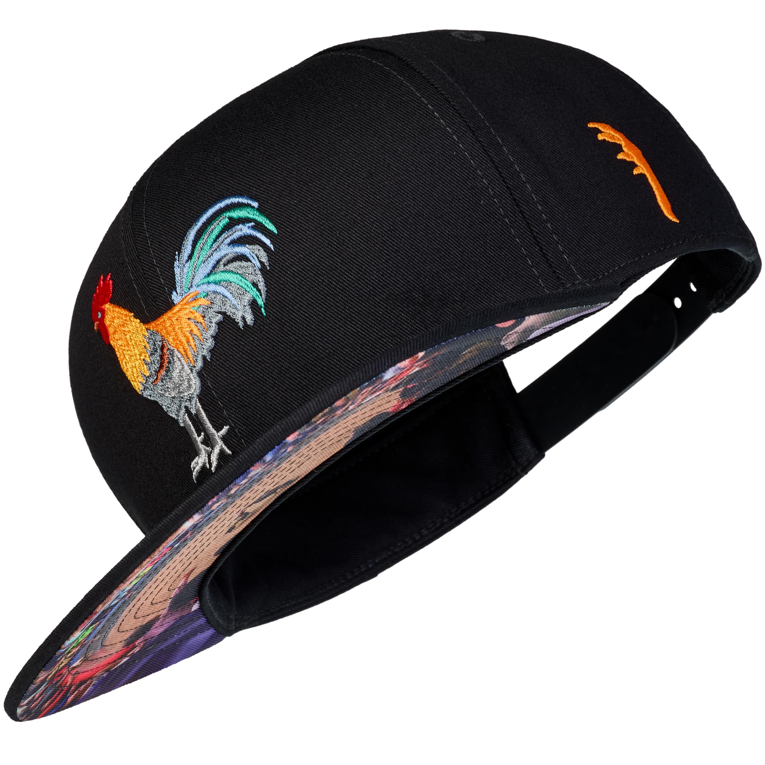 Cadency® Snapback Cap, Baseball hat Flat Brim, Men and Women, Unisex, Adjustable Size